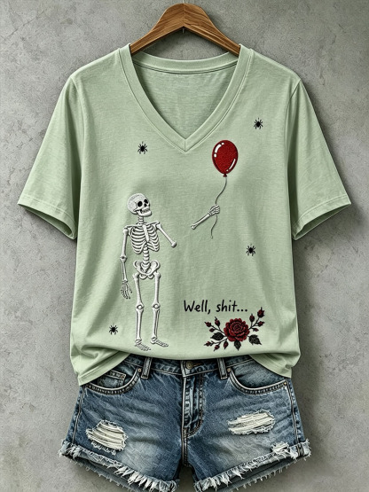 Women's Gothic Skull T-Shirt
