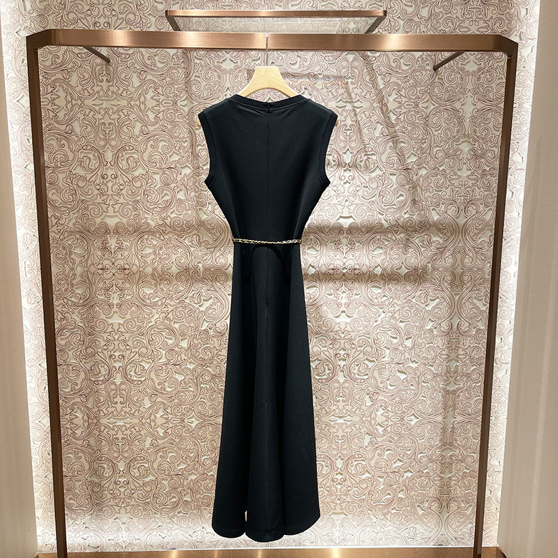 Elegant, figure-flattering little black dress