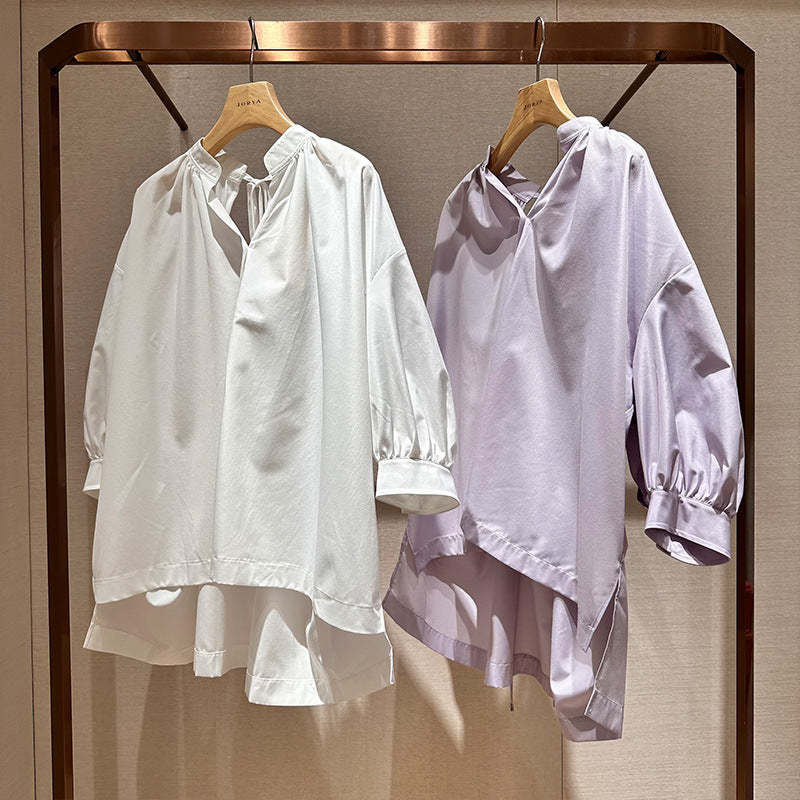 Spring loose-fitting, unique shirt