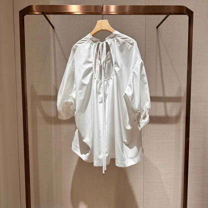 Spring loose-fitting, unique shirt