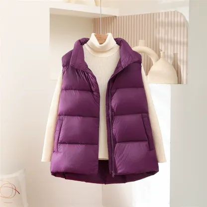 2025 Autumn/Winter New Lightweight Down Vest for Women