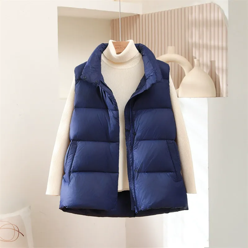 2025 Autumn/Winter New Lightweight Down Vest for Women