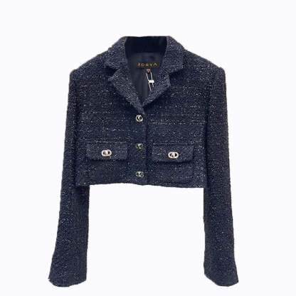 French-style high-waisted skirt two-piece set