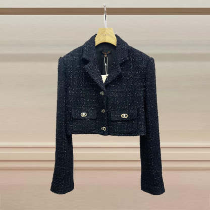 French-style high-waisted skirt two-piece set