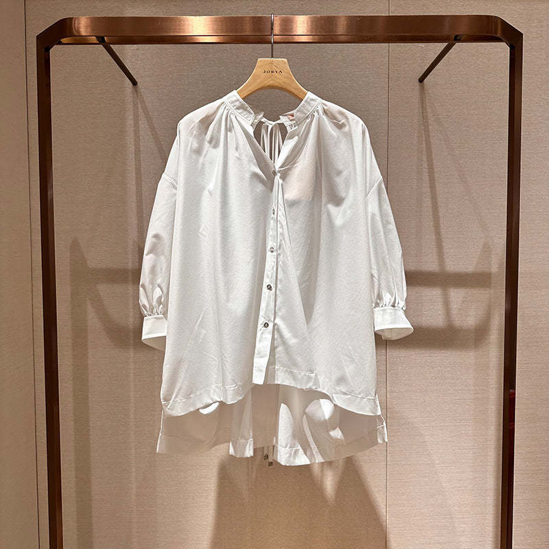 Spring loose-fitting, unique shirt