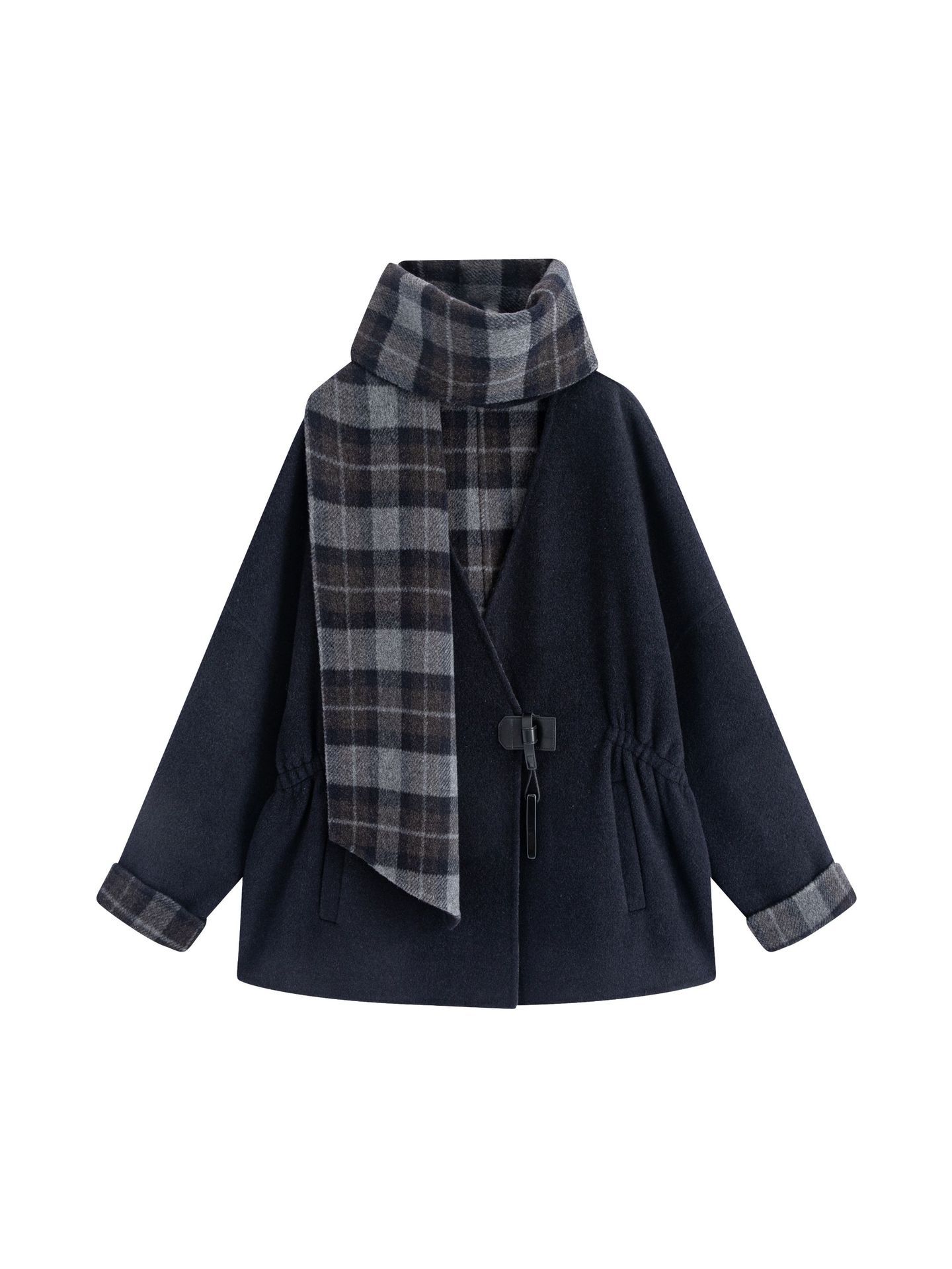 Double-faced wool coat