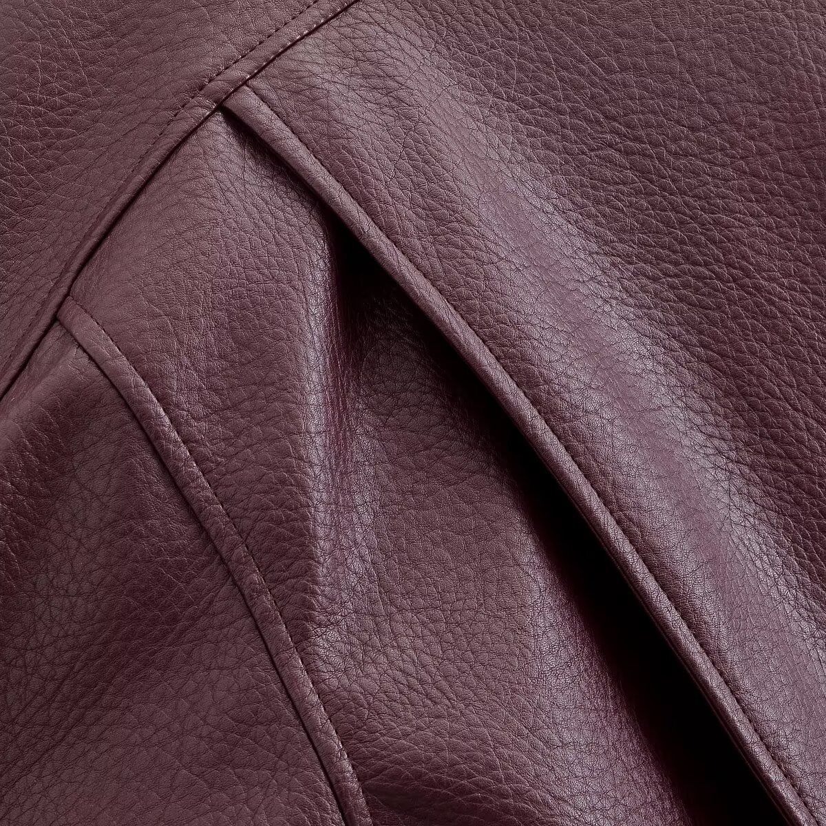 New loose-fitting, versatile retro leather jacket