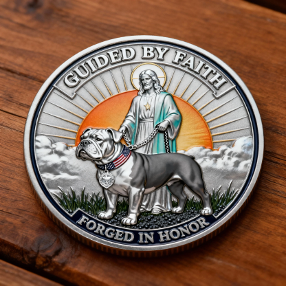 🦅 USMC "Devil Dog" Faith & Honor Challenge Coin