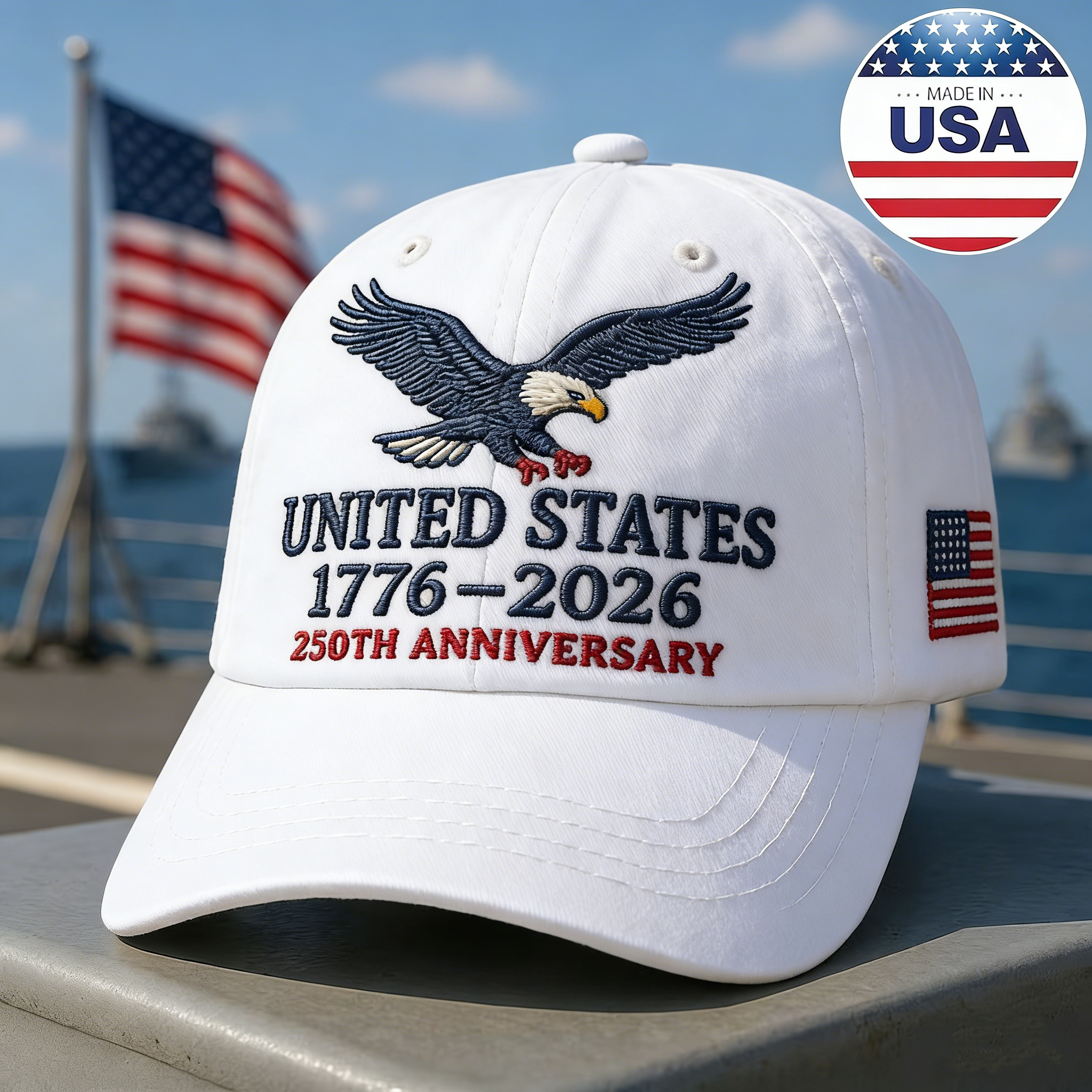 United States 250th Anniversary Hat - 100% Made in USA(🔥BUY 2 FREE SHIPPING)