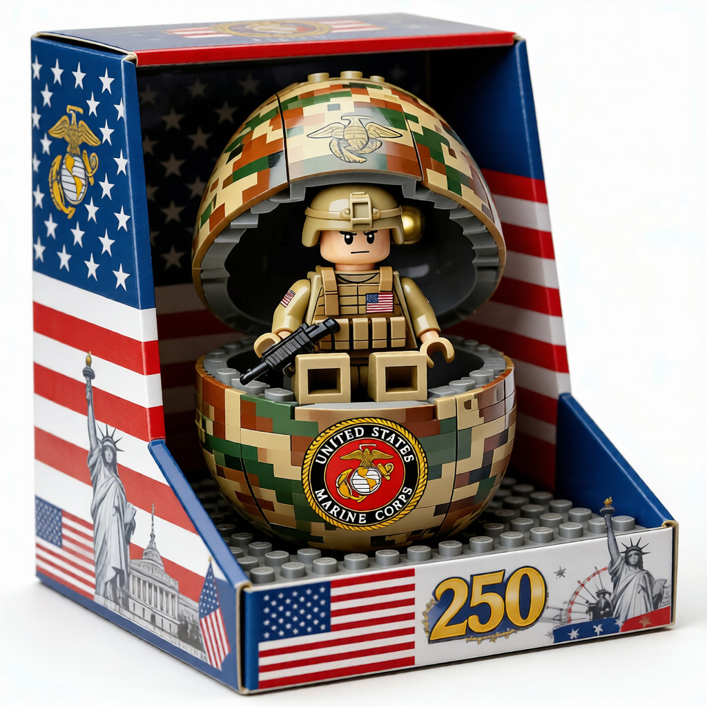 U.S. Military Surprise Helmet Collector Set - 100% Made in the USA