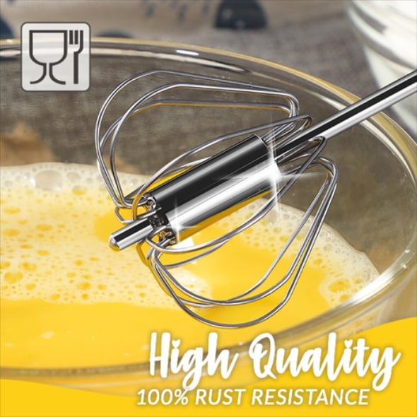(🌲Early Christmas Sale- 49% OFF) Stainless Steel Semi-Automatic Whisk
