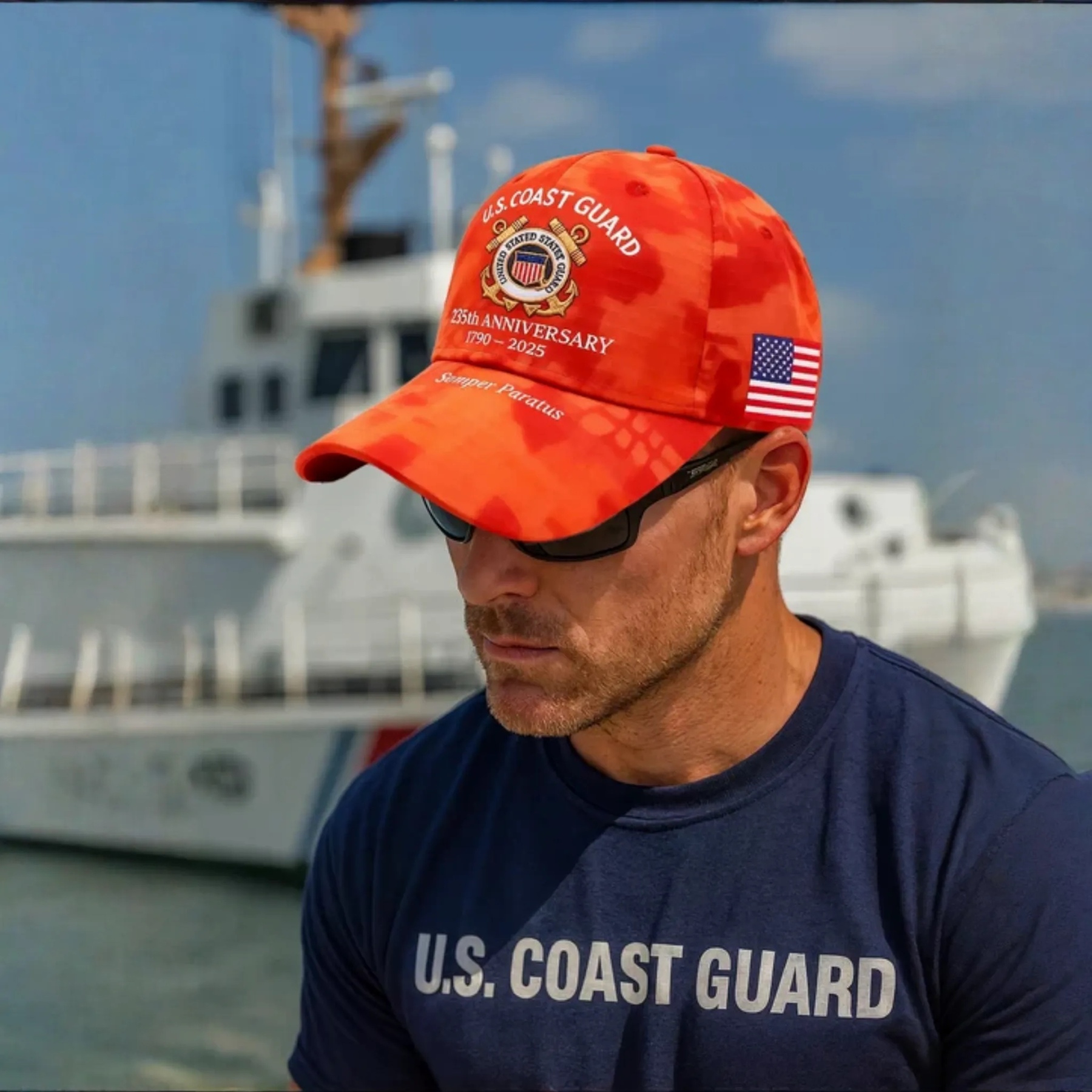 🚤 U.S. Coast Guard 235th Anniversary Commemorative Cap🎁With 1 Free USCG Coin 🪙-Buy More Save More