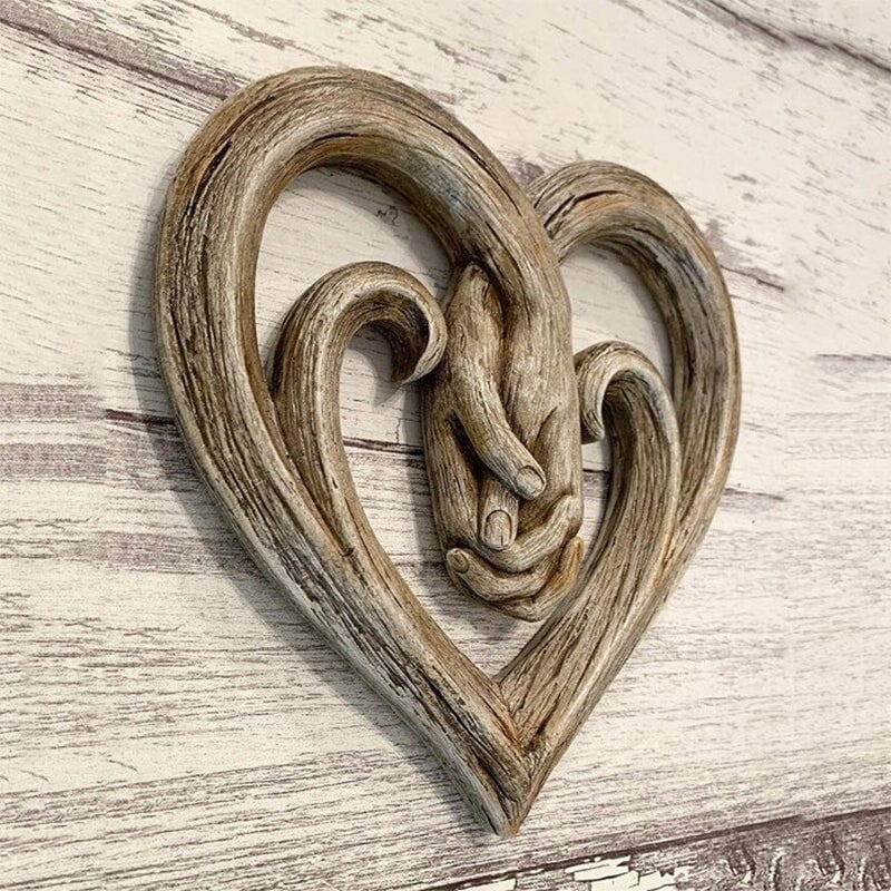 💞Heart Holding Hands Wall Decor - Forever Love