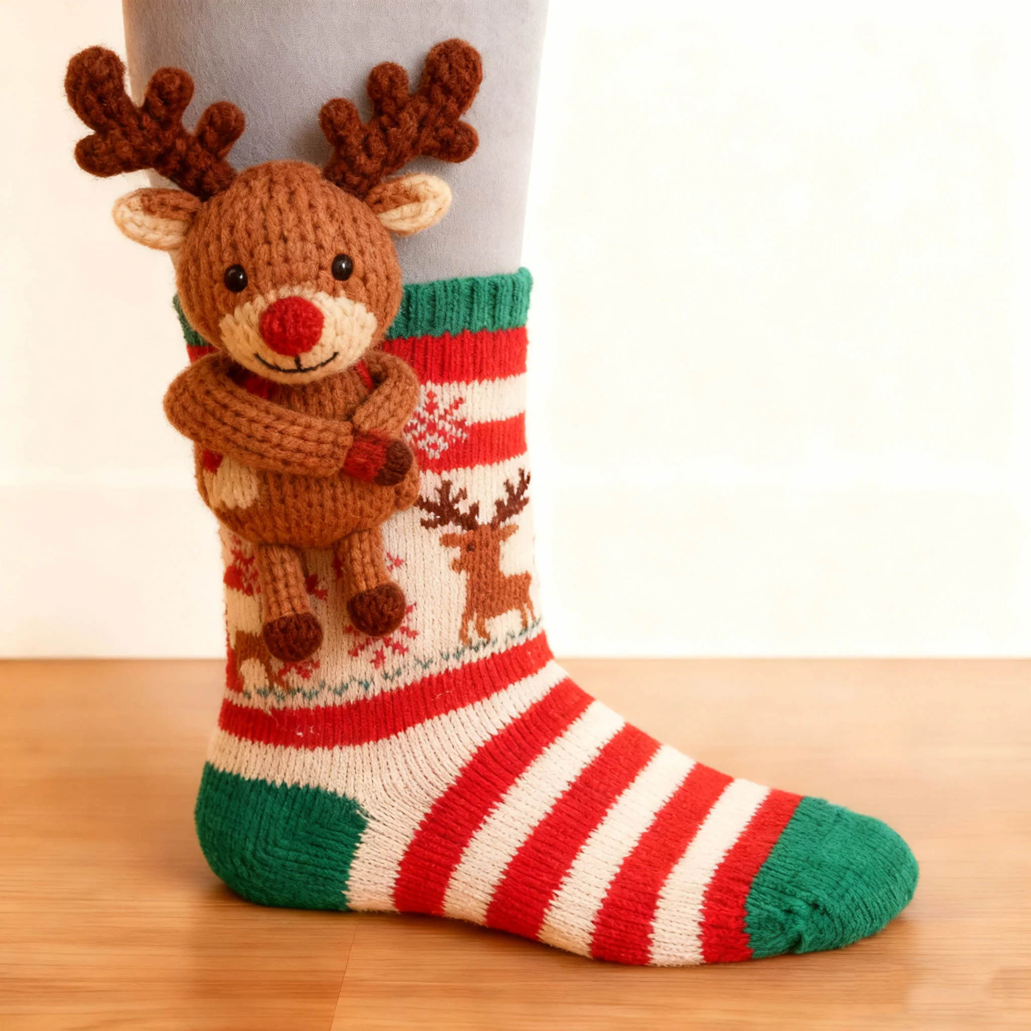 🔥HOT SALE🦥3D Animal Socks Christmas Edition🧦