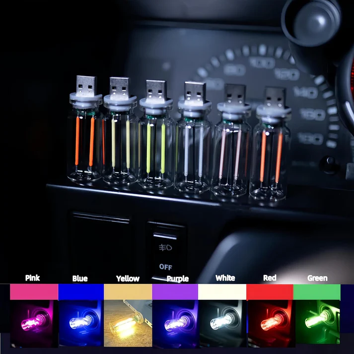Innovative Car USB Mood Light (Touch Control)