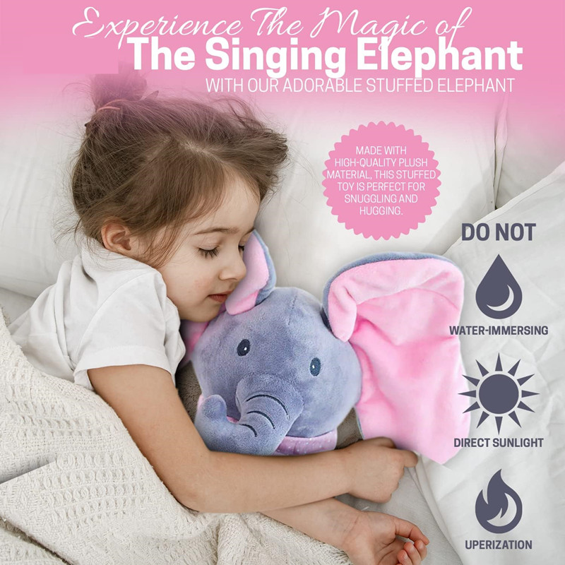 (🌲Early Christmas Sale - 49% OFF) Peek-a-boo Musical Elephant