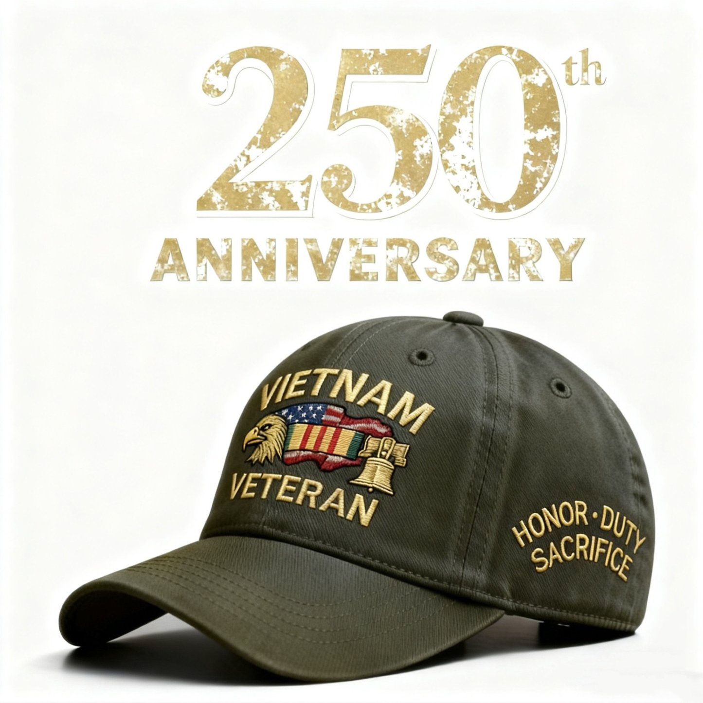 🦅Eagle & Liberty - Vietnam Veteran Honor Dad Hat🧢