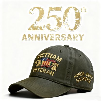 🦅Eagle & Liberty - Vietnam Veteran Honor Dad Hat🧢