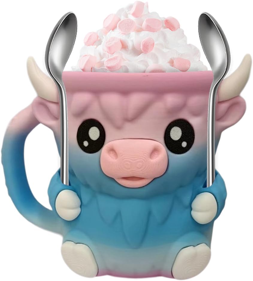 Highland Cow Ice Cream Pint Holder