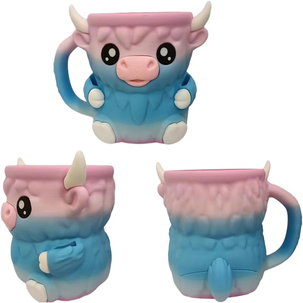 Highland Cow Ice Cream Pint Holder