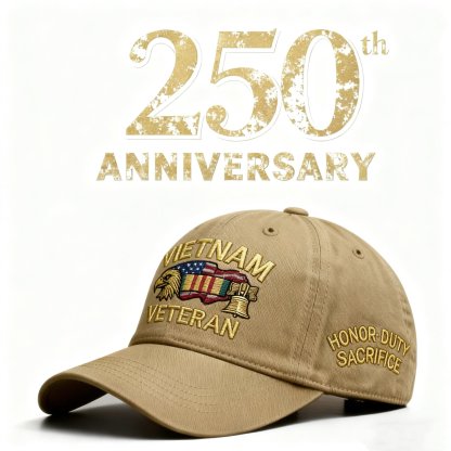 🦅Eagle & Liberty - Vietnam Veteran Honor Dad Hat🧢