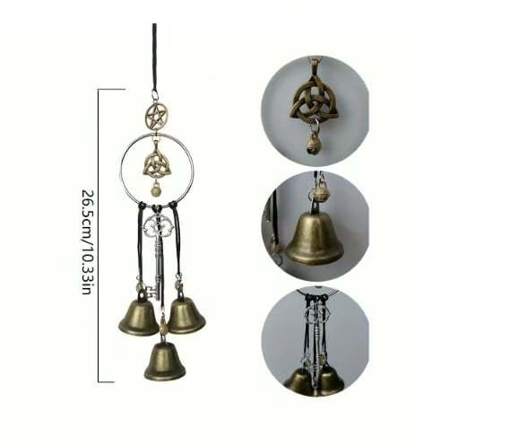 🔥Last Day 70% OFF - 🧙‍♀️🔔Handmade Witch Bells for Home Protection