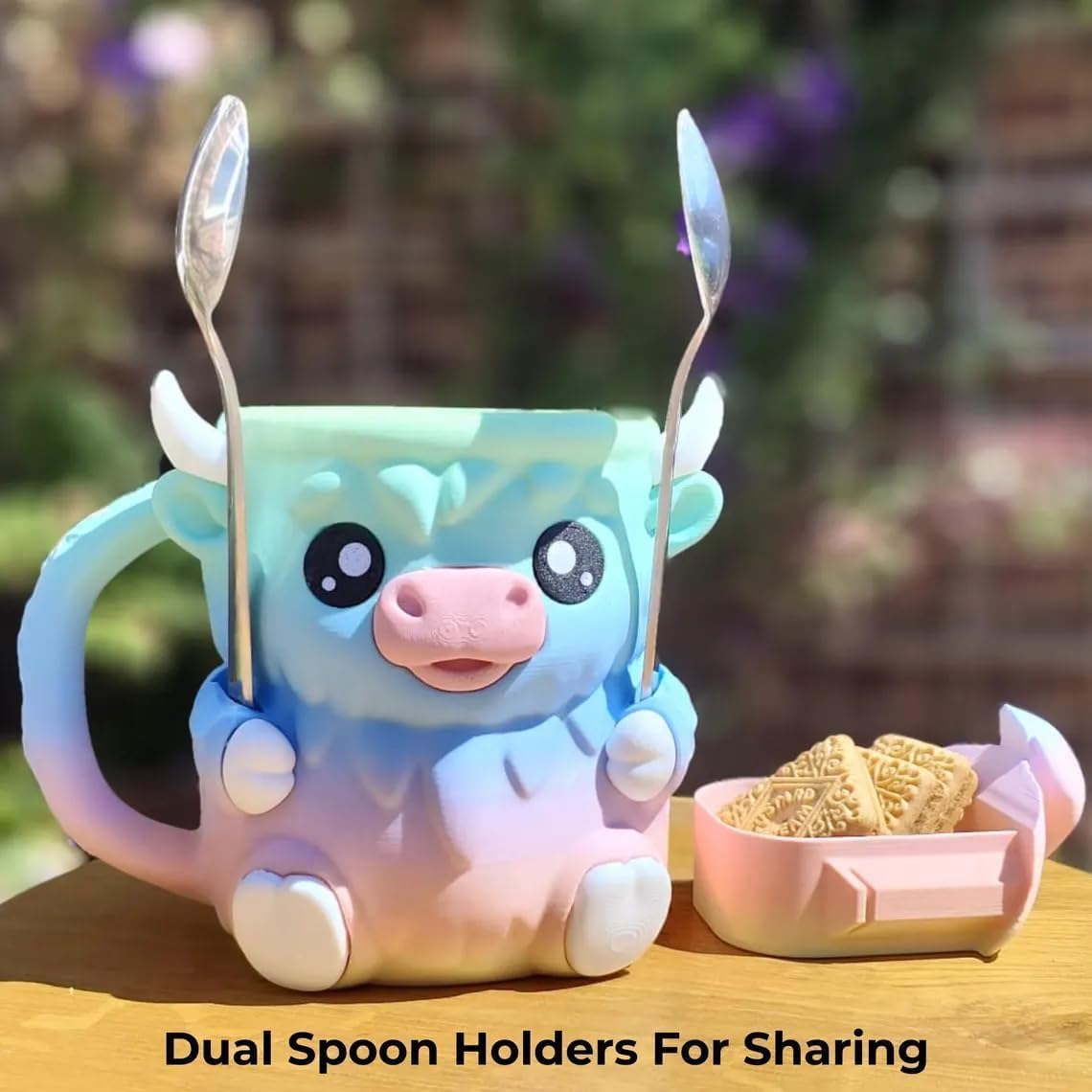 Highland Cow Ice Cream Pint Holder