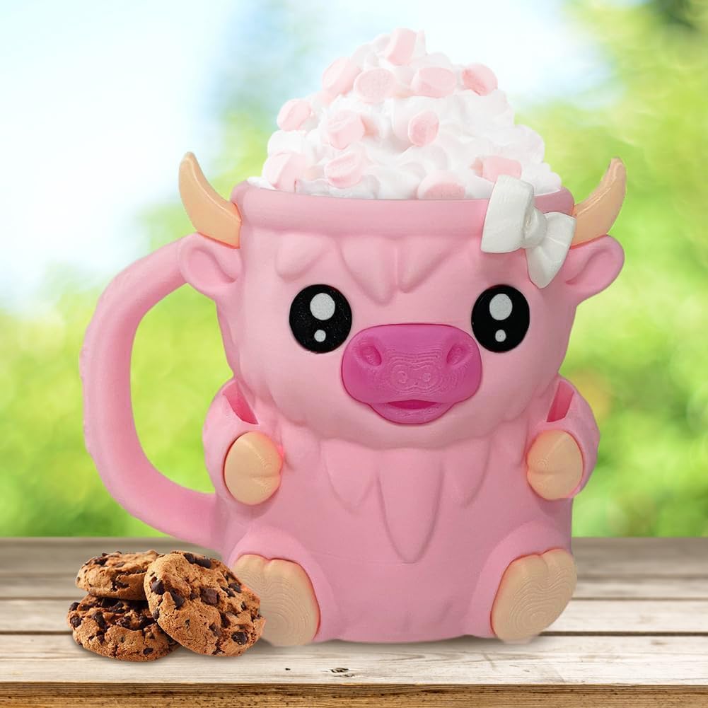 Highland Cow Ice Cream Pint Holder