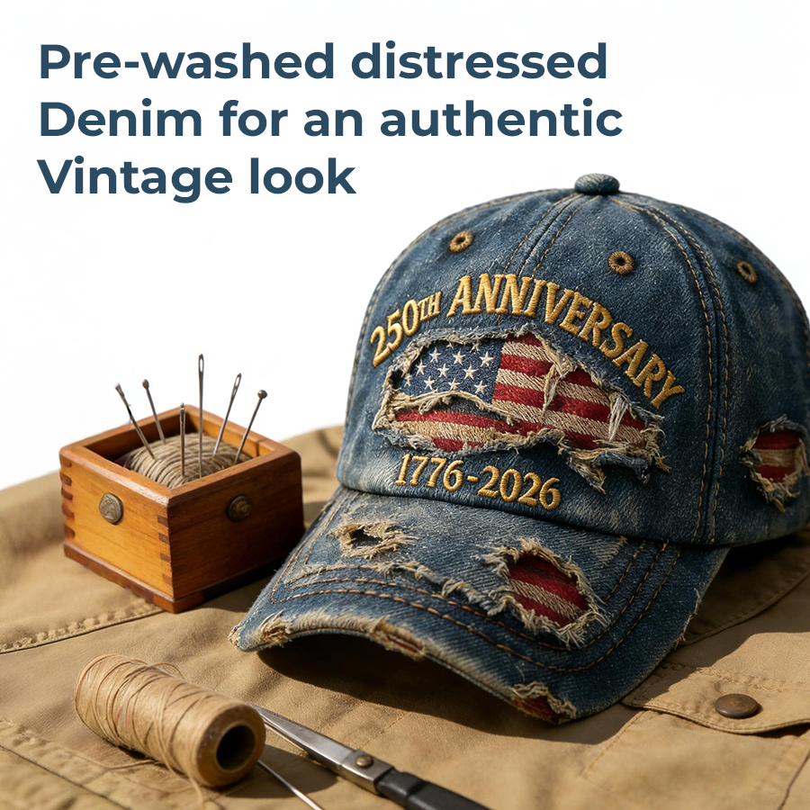 U.S 250th Anniversary Patriot Hat - 100% Made in USA(🔥Buy 2 FREE SHIPPING)