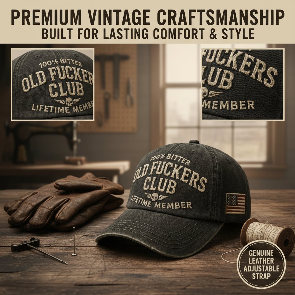 🧢 Old F*ckers Club - Vintage Baseball Cap