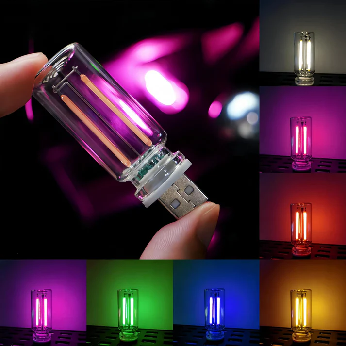 Innovative Car USB Mood Light (Touch Control)