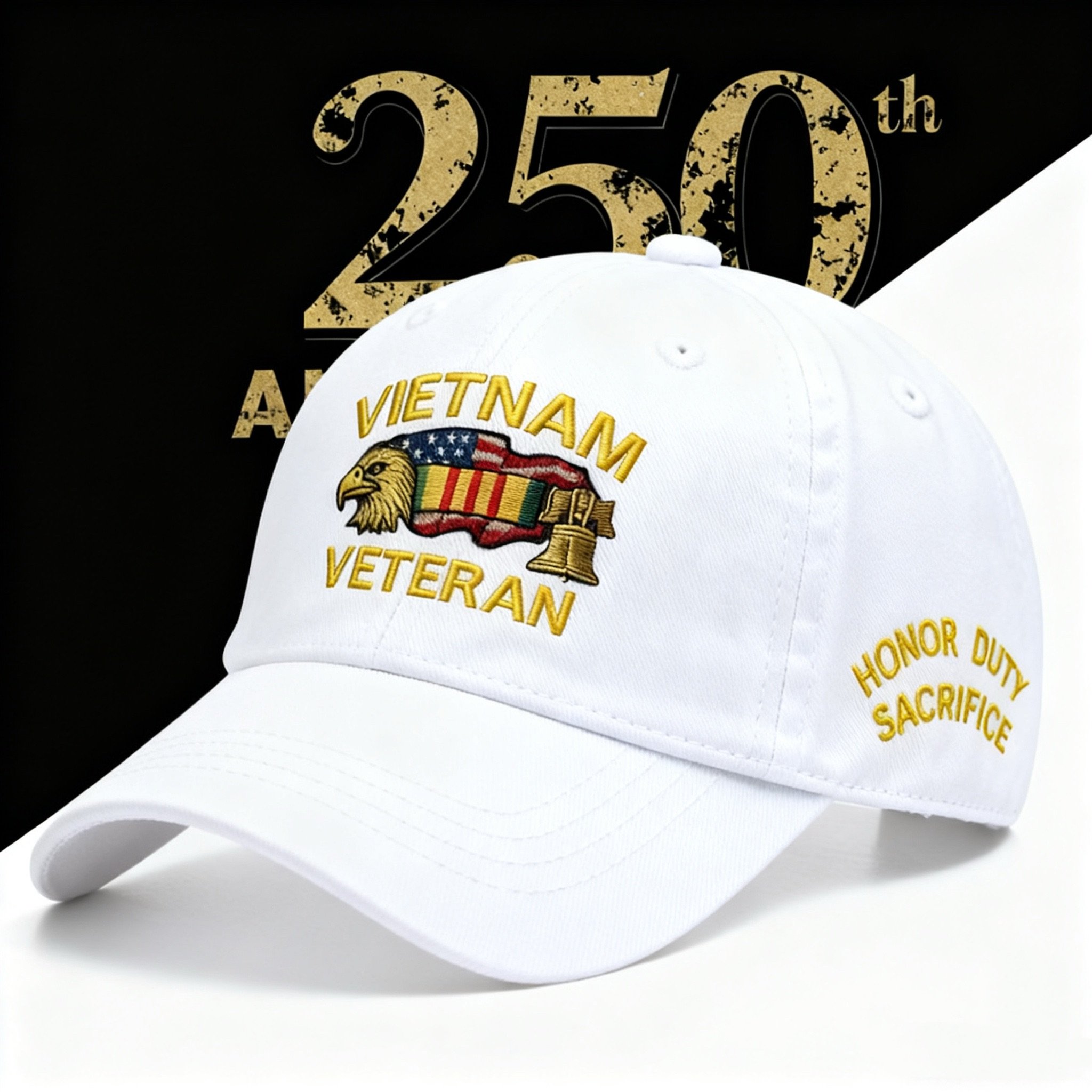 🦅Eagle & Liberty - Vietnam Veteran Honor Dad Hat🧢