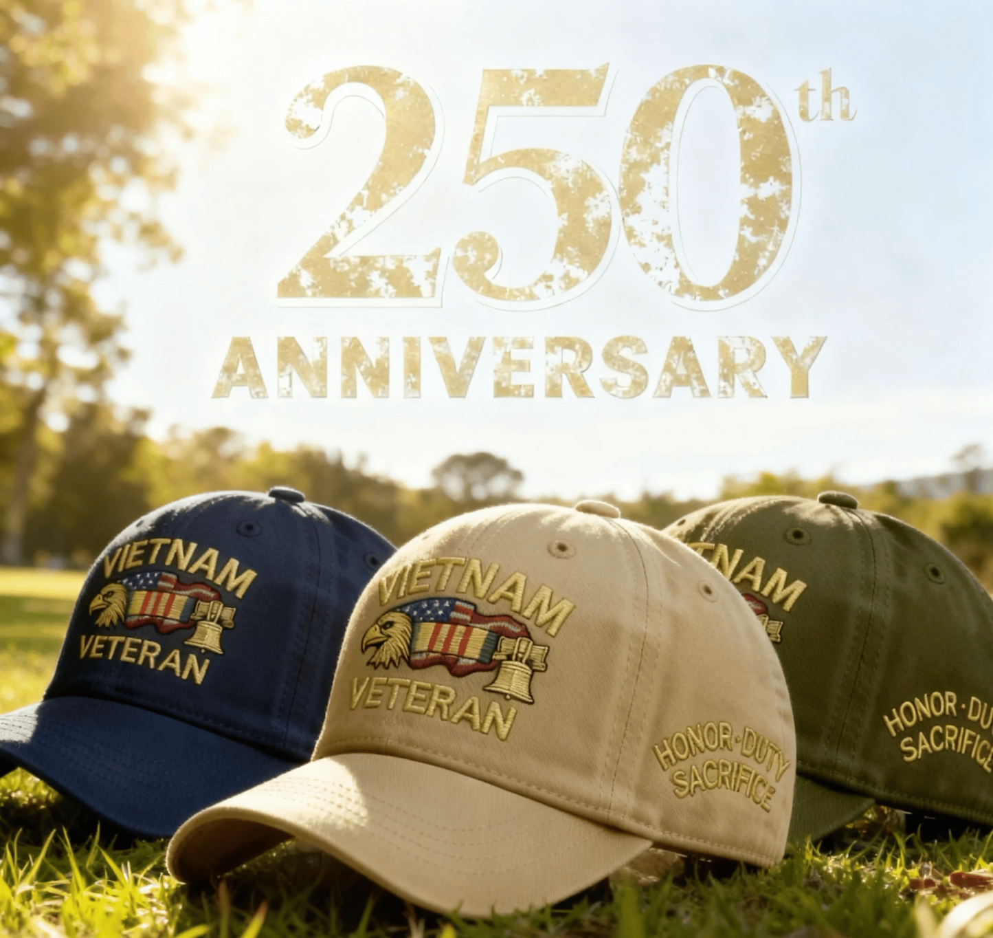 🦅Eagle & Liberty - Vietnam Veteran Honor Dad Hat🧢