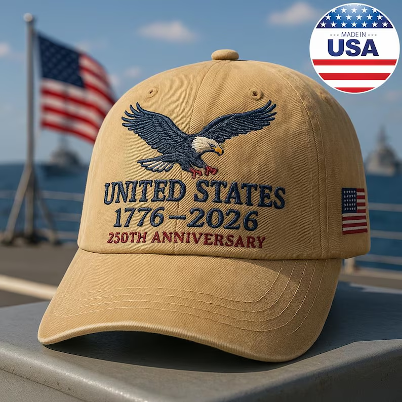 United States 250th Anniversary Hat - 100% Made in USA(🔥BUY 2 FREE SHIPPING)