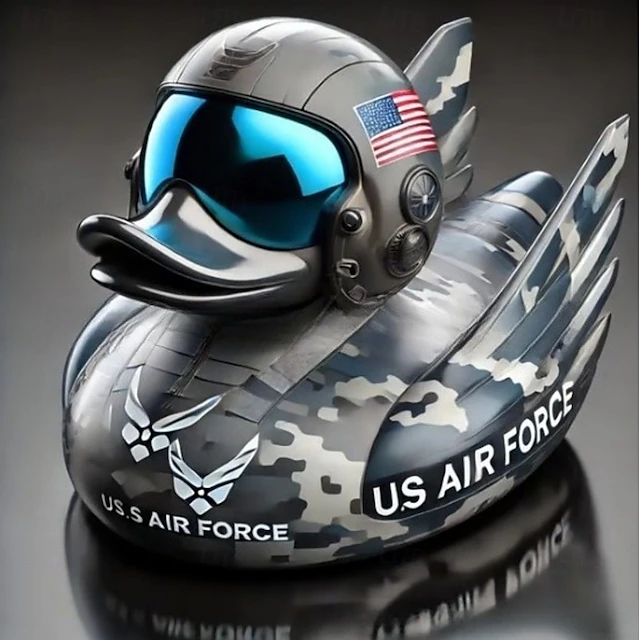 Hand-painted Veteran Tribute Duck - 100% Made in the USA