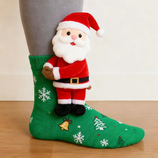 🔥HOT SALE🦥3D Animal Socks Christmas Edition🧦