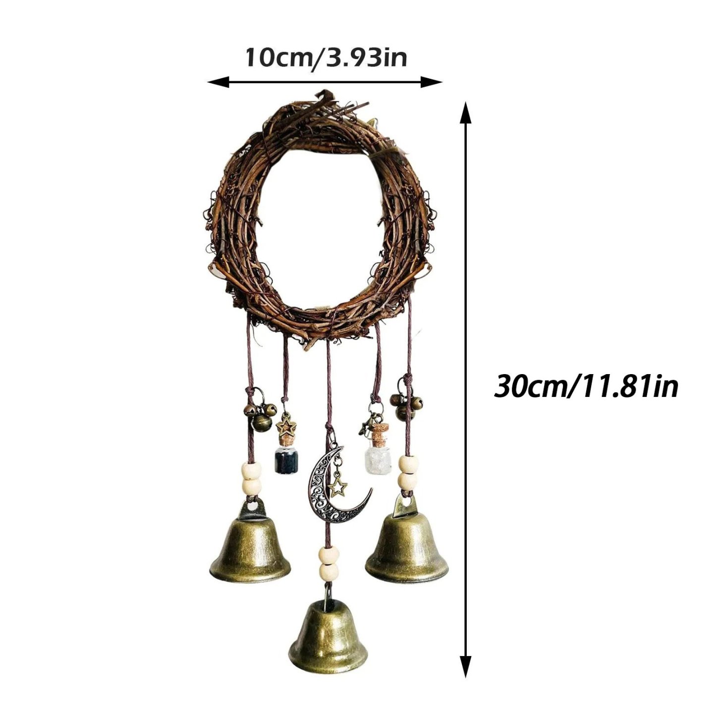 🔥Last Day 70% OFF - 🧙‍♀️🔔Handmade Witch Bells for Home Protection