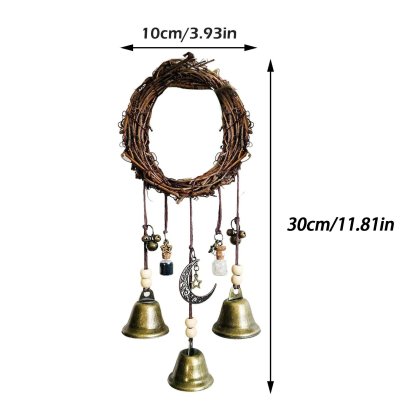 🔥Last Day 70% OFF - 🧙‍♀️🔔Handmade Witch Bells for Home Protection