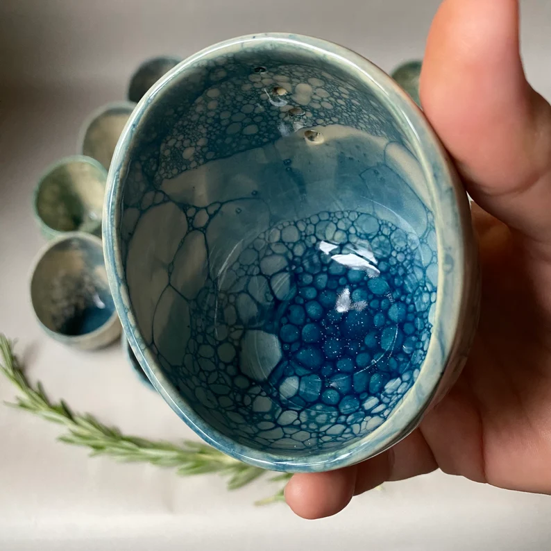 🔥100% Handmade Earthenware Herb/Coriander Stripper