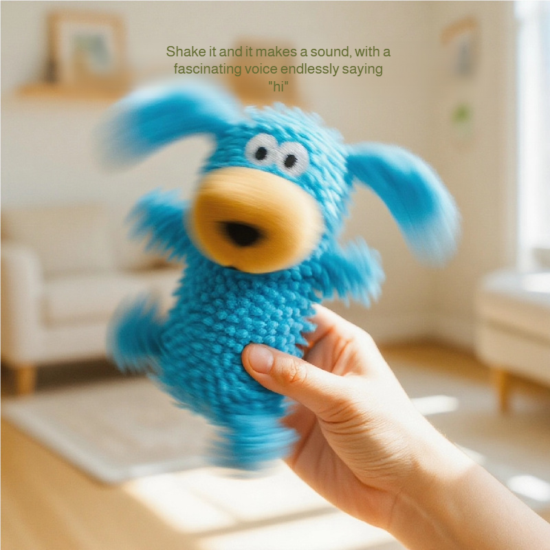 Interactive Dog Mop Toy | Squeaky Chew Toy for Teeth Cleaning & Fun