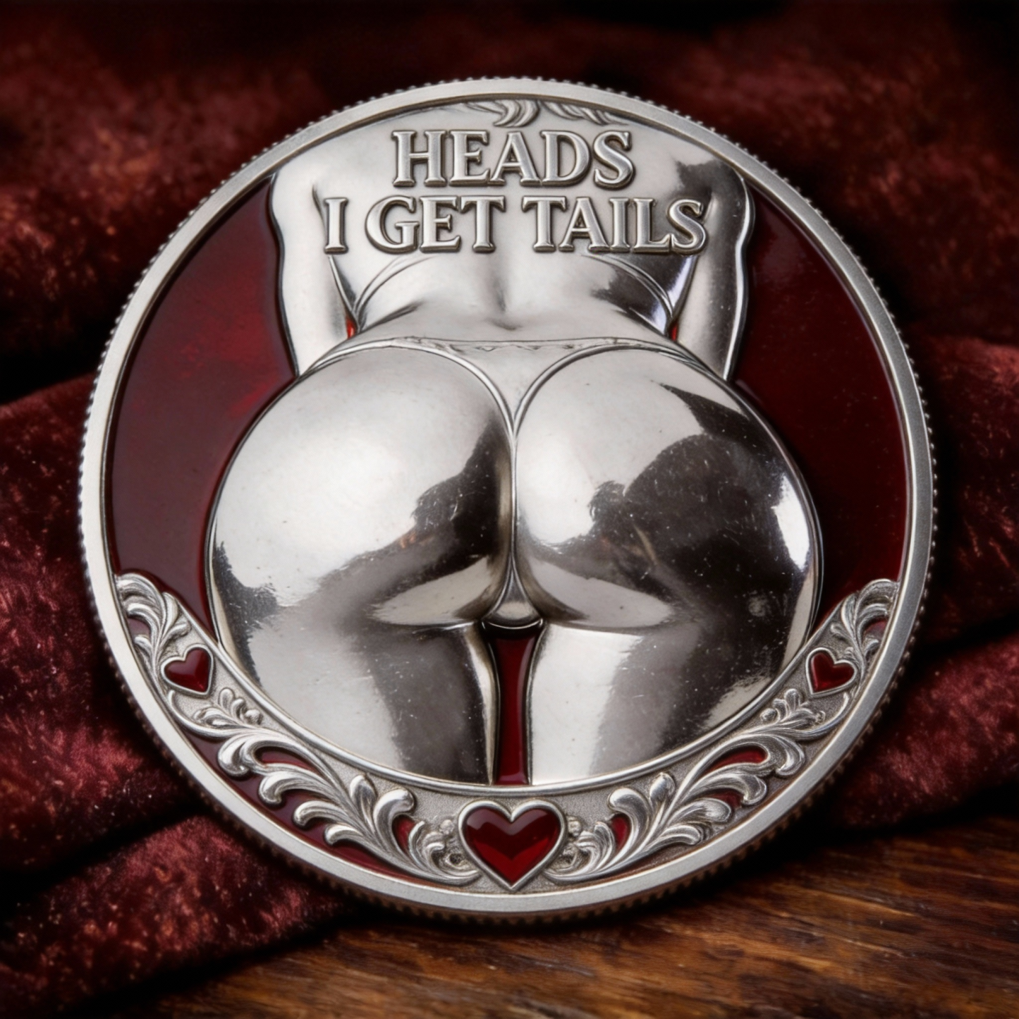 🌹Valentine Last Day Sale 60% OFF❤️The Lucky Desire Commemorative Coin (Heads I Get Tail / Tails I Get Head)