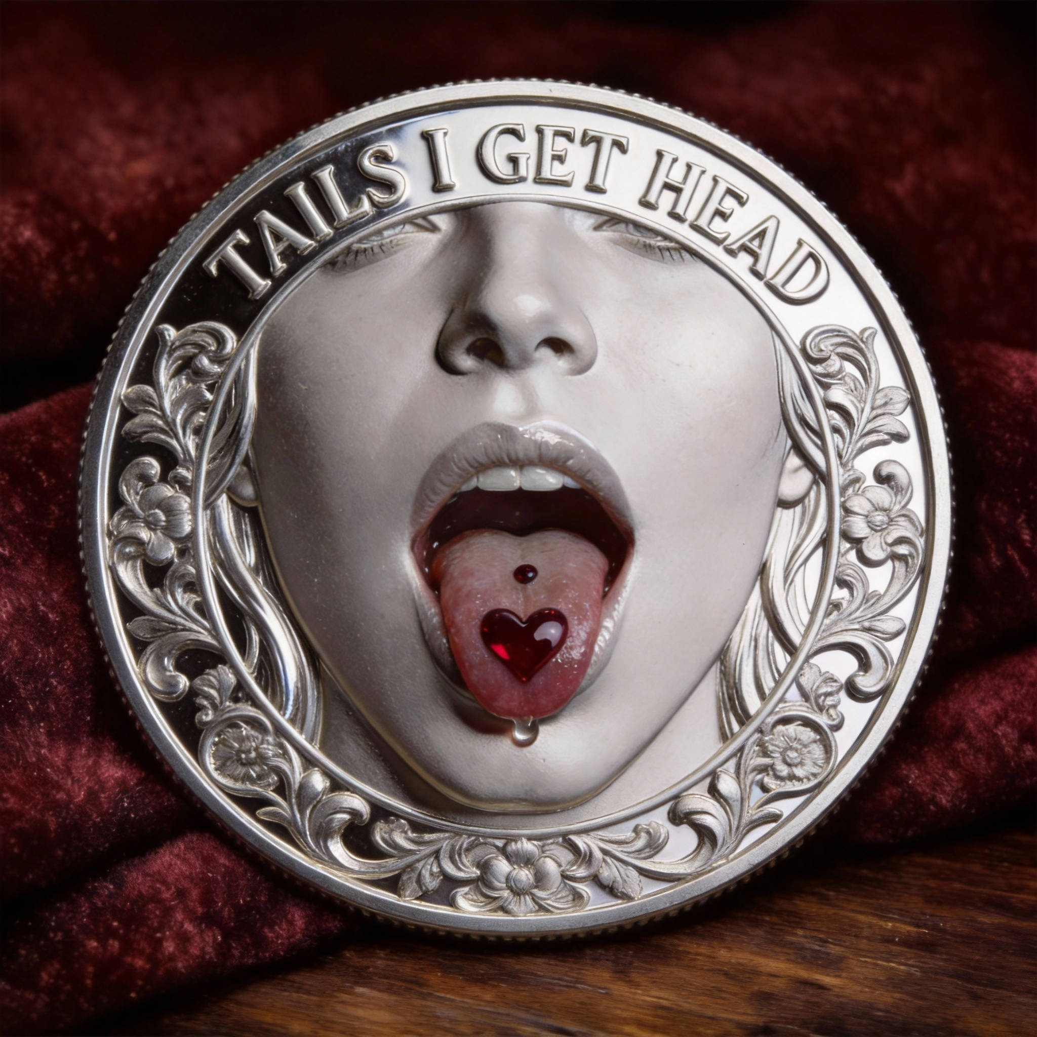 🌹Valentine Last Day Sale 60% OFF❤️The Lucky Desire Commemorative Coin (Heads I Get Tail / Tails I Get Head)