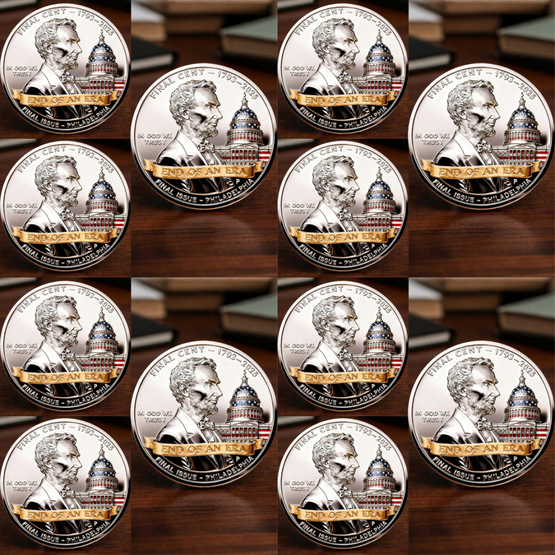 🏆New Year 50% OFF-THE FINAL CENT 1793–2025 · END OF AN ERA