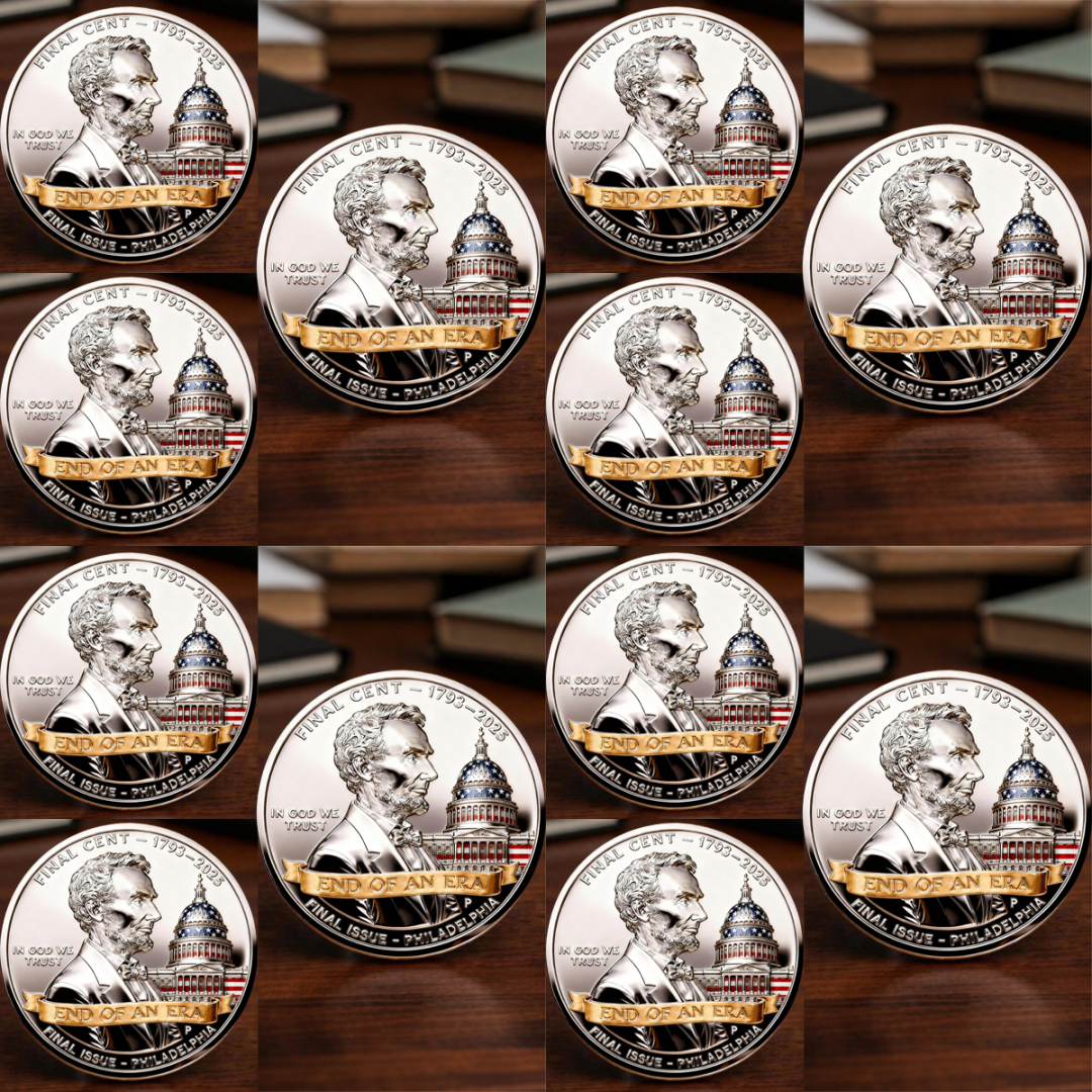 🏆New Year 50% OFF-THE FINAL CENT 1793–2025 · END OF AN ERA