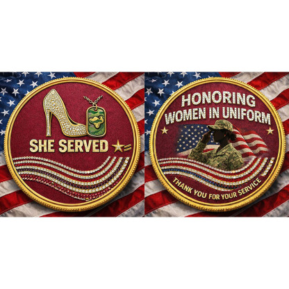 She Served – Honoring Women in Uniform Commemorative Coin