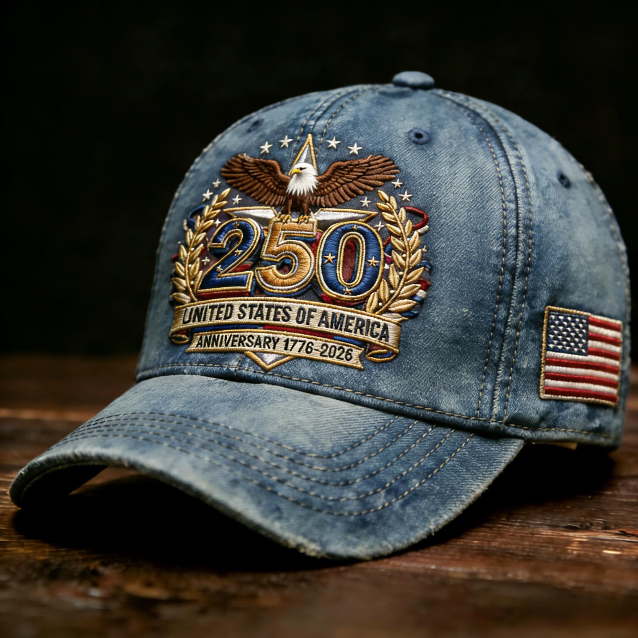 🔥Last Day 49% OFF - 250th Anniversary of the United States Embroidered Cap