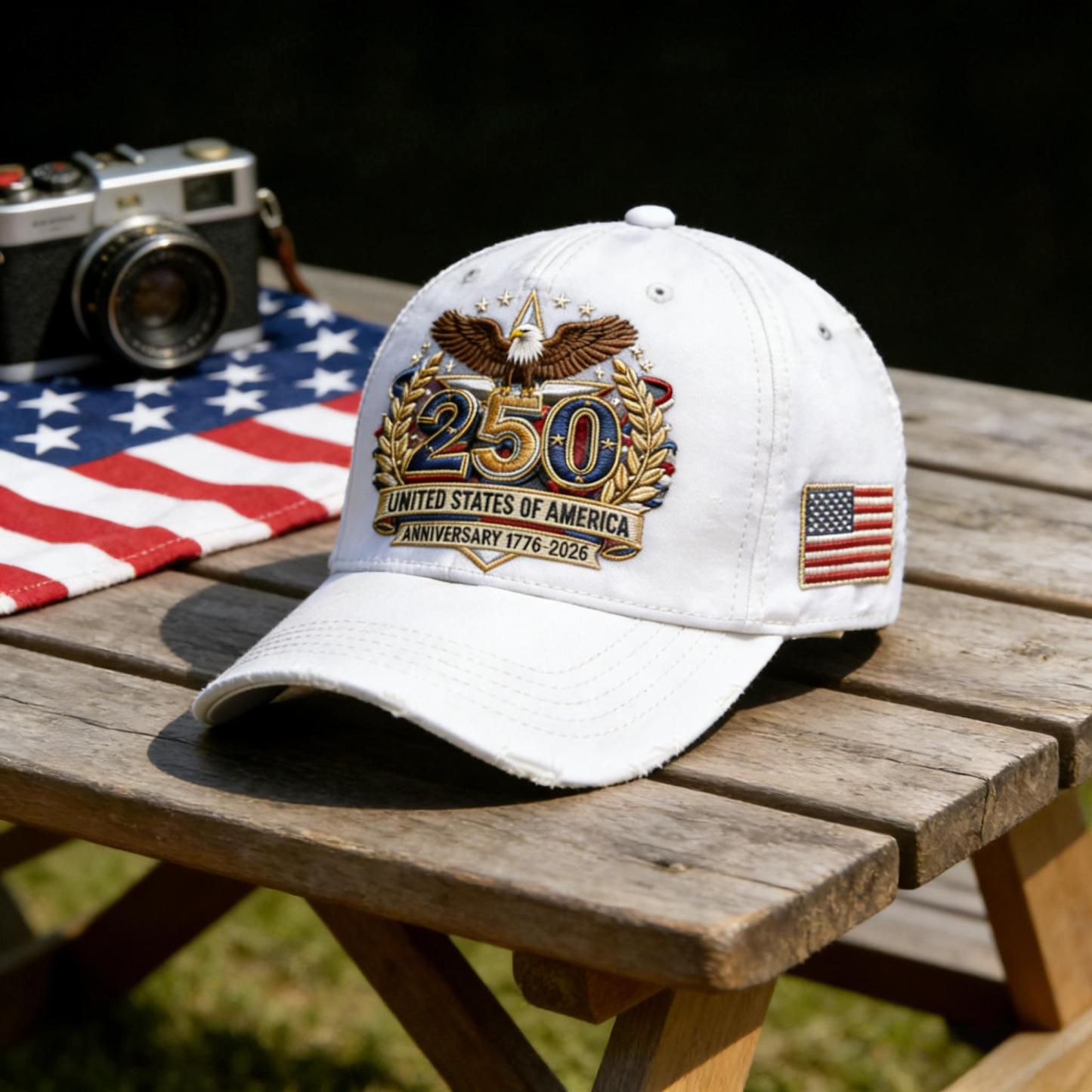 🔥Last Day 49% OFF - 250th Anniversary of the United States Embroidered Cap