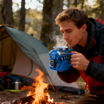 🏆 Hot Sale-Last 💥Engine Series V8 Mug