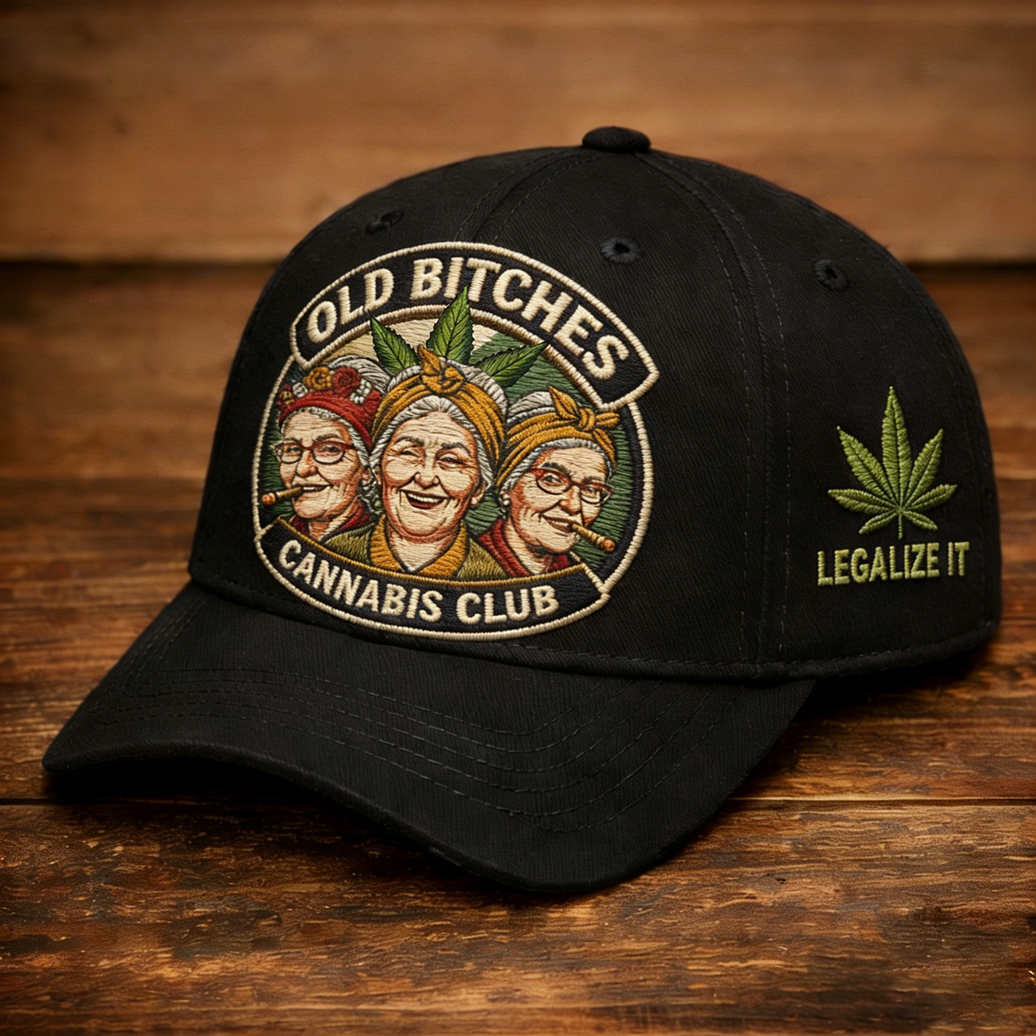 🏆Flash Sale 60% OFF - 🌿Old Bastards Cannabis Club Cap