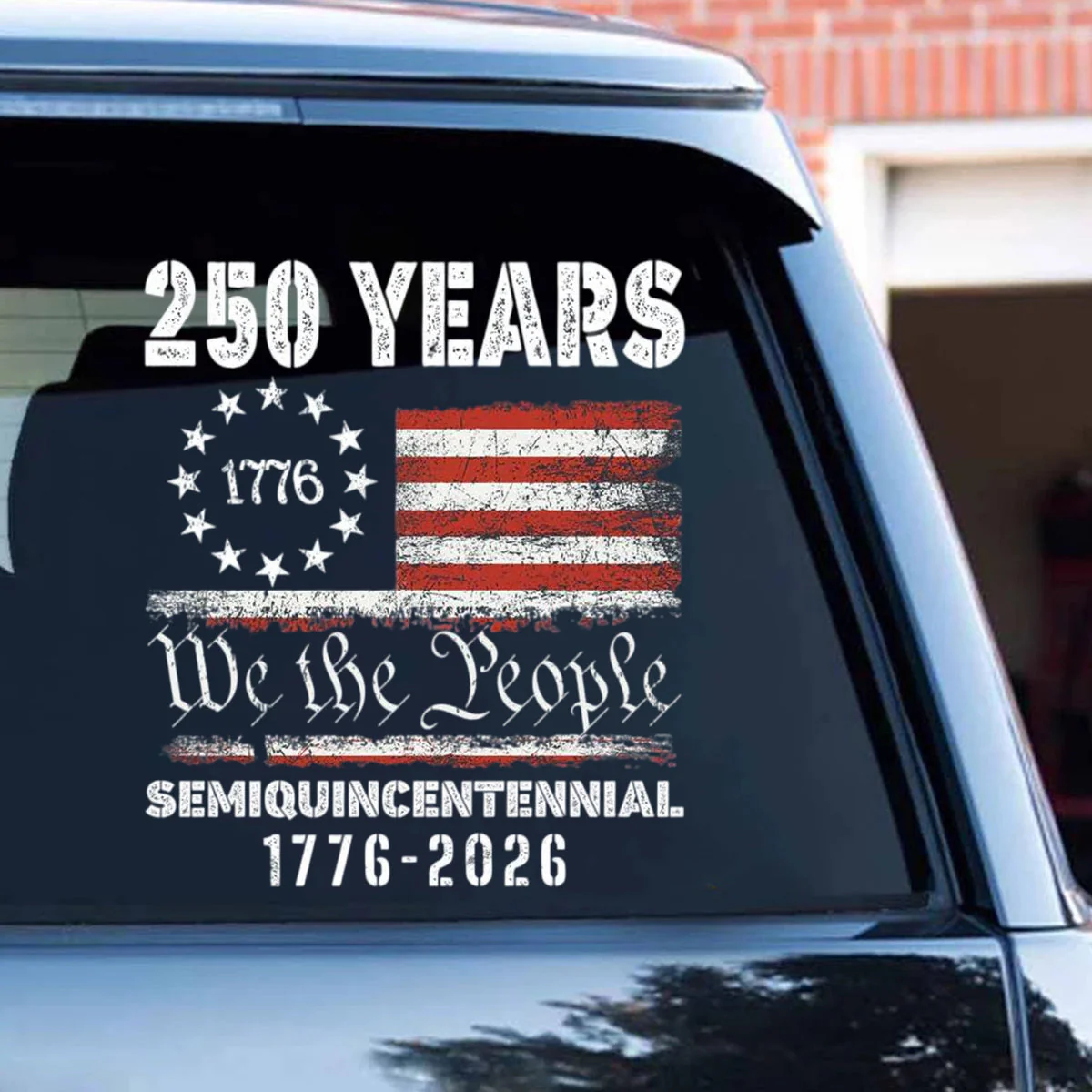 USA Eagles 250th Anniversary Semiquincentennial 1776-2026 Car Window Decal Sticker